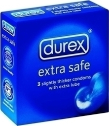Durex Prezervative Extra Safe 3 Bucăți 56mm Nat...