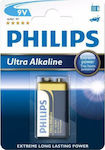 Philips Ultra Αλκαλική Μπαταρία 9V 1τμχ