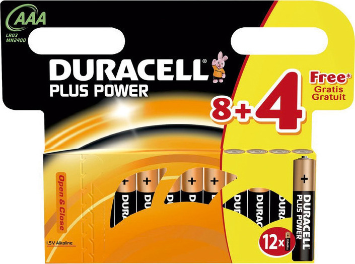 Duracell Plus Power AAA (12τμχ) - Skroutz.gr