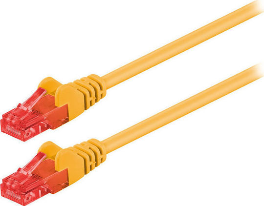 Goobay U/UTP Kat.6 Ethernet Netzwerkkabel 0,5m Gelb