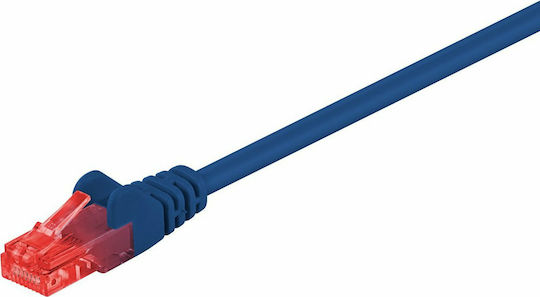 Goobay U/UTP Cat.6 Ethernet Network Cable 1m Blue
