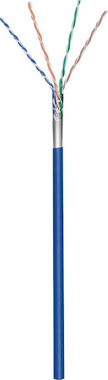 Goobay F/UTP Cat.5e Gigabit Network Cable Ethernet without Terminated 100m Blue