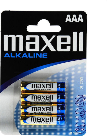 Maxell 4 Pack Alkaline Batteries AAA 1.5V 723671