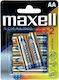 Maxell Алкални Батерии AA 1.5V 6бр