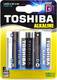 Toshiba Bp-2 Alkaline Batteries D 1.5V 2pcs