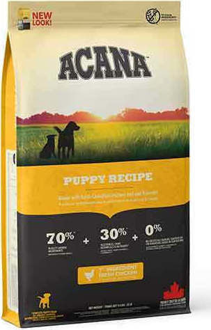 Acana Puppy Recipe 11.4kg Dry Food Grain-Free for Puppies with Poultry and Vegetables