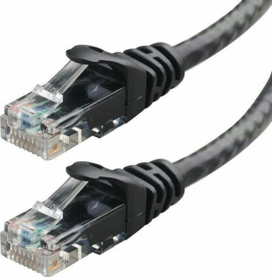 Powertech U/UTP Cat.5e (Gigabit) Cablu De Rețea Ethernet 5m Negru
