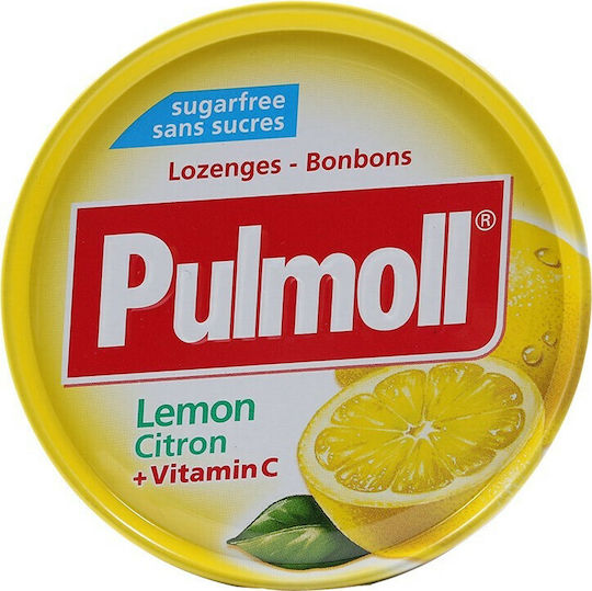 Pulmoll Vitamin C Lozenges Gluten-Free Lemon 45gr