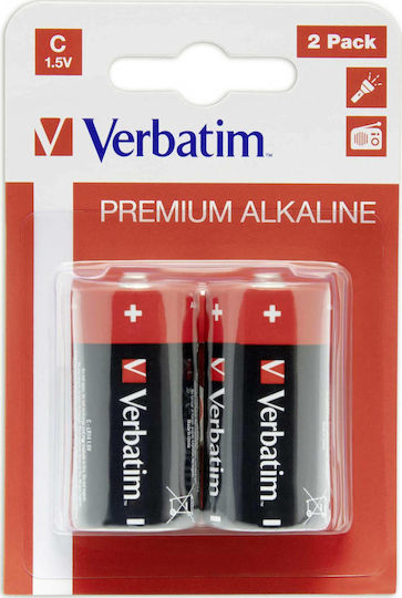Verbatim Αλκαλικές Μπαταρίες C 1.5V 2τμχ