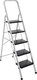 Palbest Quickstep Leiter Aluminium mit 5+1 Stufen 125cm