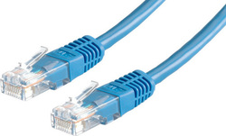 Roline 21.99.1524 U/UTP Cat.6 Καλώδιο Ethernet 0.5m Μπλε