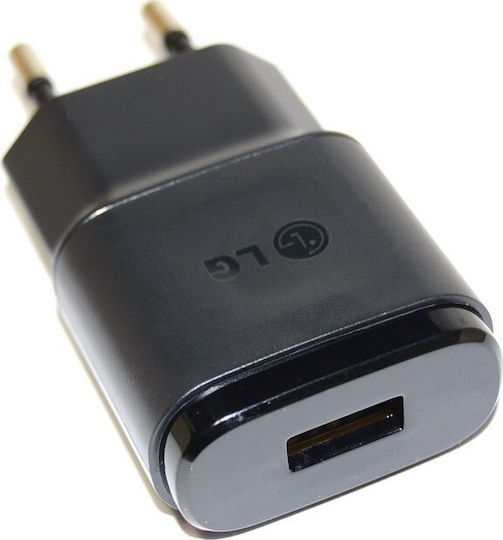LG Charger Without Cable with USB-A Port Blacks (MCS-02ER)
