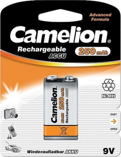 Camelion Rechargable Battery 9V Ni-MH 250mAh 1pcs