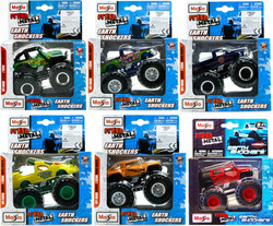 Maisto Earth Shockers Auto Monster Truck für 3++ Jahre (Verschiedene Designs) 1Stück 21144