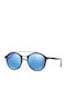 Ray Ban RB 4266 601S/55 Sonnenbrillen mit Schwarz Rahmen und Blau Spiegel Linse RB4266 601S