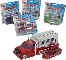 Maisto Burning Key Cars Hauler Launcher Truck with Set for 3++ Years (Various Designs) 1pc