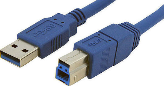 Lancom USB 3.0 Cablu USB-A de sex masculin - USB-B femelă Albastru 1.8m C160-U3-AMBM