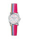 Certus Kids Multicolor Leather Strap Αναλογικό Παιδικό Ρολόι Φούξια με Δερμάτινο Λουράκι
