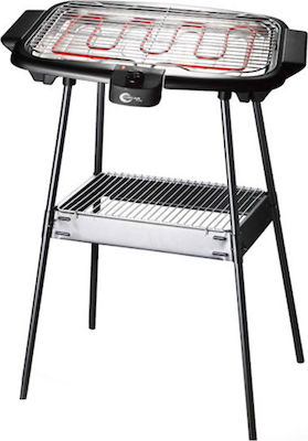 Oscar Plus Mit Beinen Elektrischer Grill Grill 2000W mit einstellbarem Thermostat 47cmx28cmcm