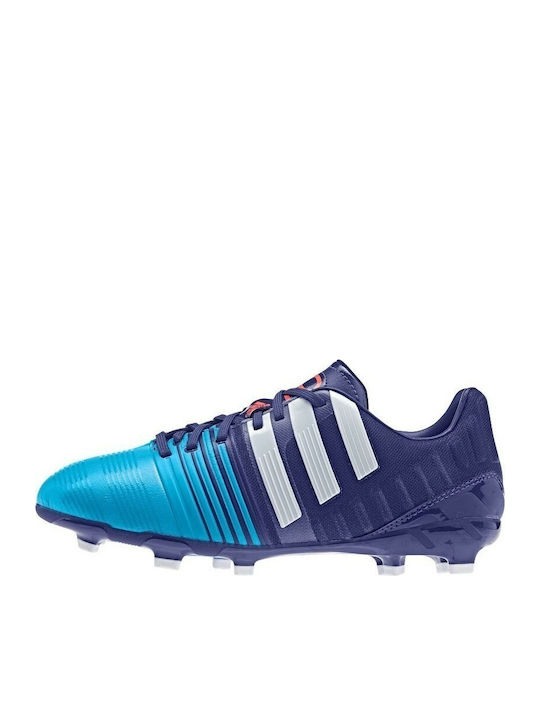 Adidas Papuci de fotbal pentru copii Nitrocharge 1.0 Fg Albastru