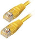 TrustWire U/UTP Cat.5 (100Mbps) Καλώδιο Δικτύου Ethernet 2m Κίτρινο