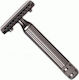 Fatip Classic Metal Black Gentle Closed Comb Ξυραφάκι Ασφαλείας Κλειστού Τύπου Slant
