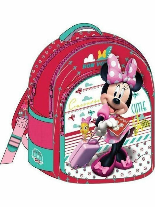 Diakakis Minnie 3 Cases School Bag Backpack Elementary, Elementary Multicolour with Water bottle holder