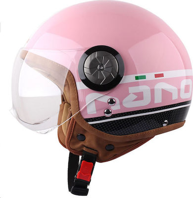 Beon B-110 Nano+ Jet Helmet 1000gr Pink