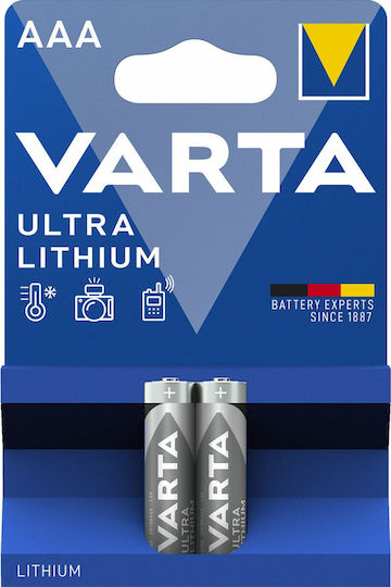 Varta Ultra Μπαταρίες Λιθίου AAA 1.5V 2τμχ