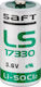 Saft LS 17330 Lithium Battery 2/3 A 3V Industrial Not For Recharge 1 Pc