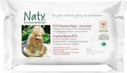 Naty Μωρομάντηλα χωρίς Άρωμα 56τμχ