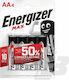 Energizer Max Алкални Батерии AA 1.5V 4бр
