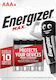 Energizer Max Αλκαλικές Μπαταρίες AAA 1.5V 4τμχ