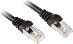 Sharkoon S/FTP Cat.6 Καλώδιο Ethernet 3m Μαύρο