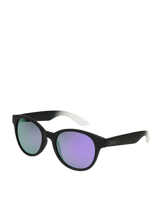 Breo Vox Black Fade/Mirror Women's Sunglasses with Black Plastic Frame