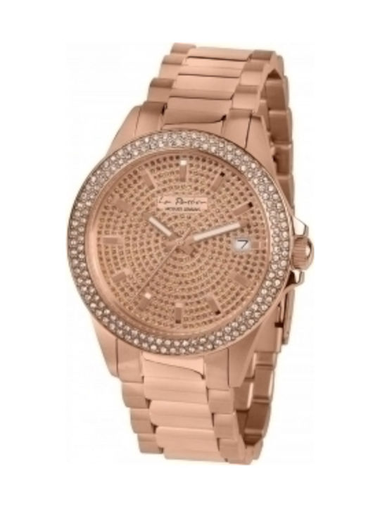 Jacques Lemans La Passion Uhr mit Rose Gold Metallarmband