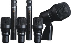 Lewitt Dynamic / Condenser XLR Microphone Beat Kit 6 Shock Mounted/Clip On for Studio