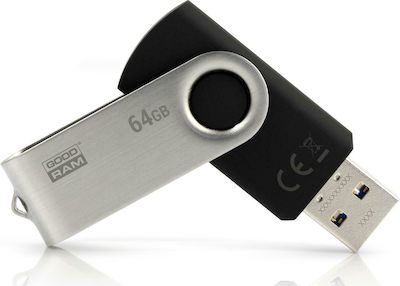 GoodRAM UTS3 64GB USB 3.0 Stick Μαύρο