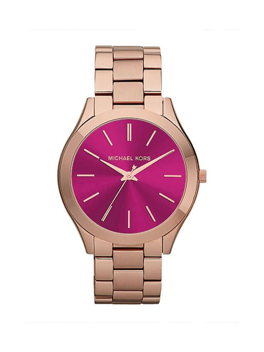 Michael Kors Runway Ρολόι Μπαταρίας με Μεταλλικό Μπρασελέ Michael Kors Runway Ρολόι Μπαταρίας με Μεταλλικό Μπρασελέ