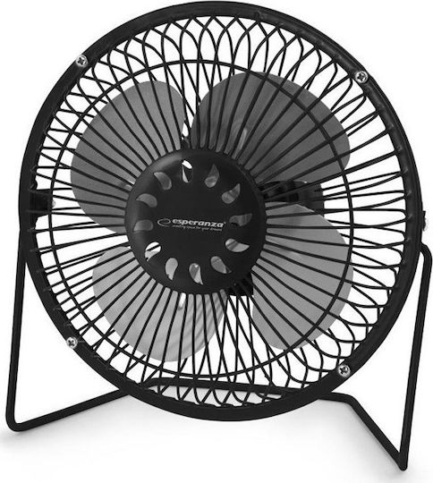 Esperanza USB Office/Home Rotating Fan Black Yugo Black EA149K