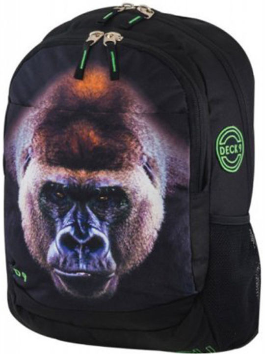 Deck 9 Double Beast Monkey Tasche Rucksack Schwarz 25Liter