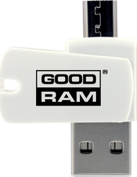 GoodRAM A020 Card Reader USB 2.0 για microSD Λευκό