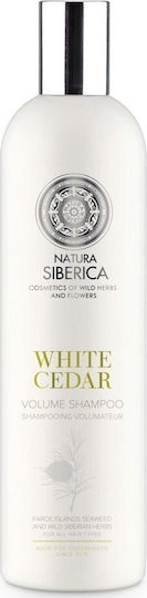 Natura Siberica Copenhagen White Cedar Volume Shampoos Hydration for All Hair Types 400ml