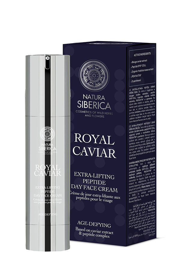 Natura Siberica Royal Caviar Extra-Lifting Peptide 24ωρη Κρέμα Προσώπου Ημέρας για Ενυδάτωση & Αντιγήρανση με Χαβιάρι & Πεπτίδια 50ml