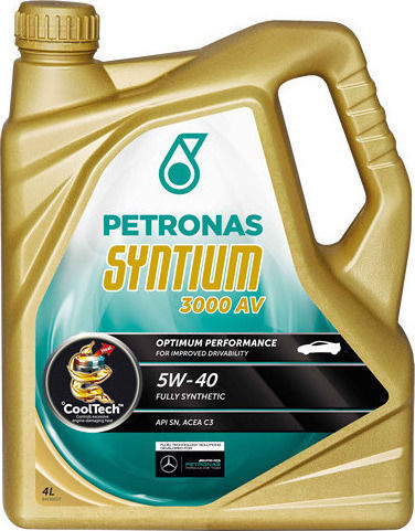 Petronas Syntium 3000 AV Синтетичен Масло за Автомобили 5W-40 4лт