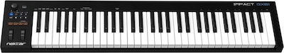 Nektar Midi Keyboard Impact GX με 61 Πλήκτρα σε Μαύρο Χρώμα