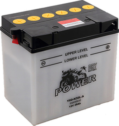 Power Batteries Μπαταρία Μοτοσυκλέτας Freshpack Y60-N30L-A με Χωρητικότητα 28Ah