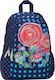 Lyc Sac Boho School Bag Backpack Elementary, Elementary in Blue color