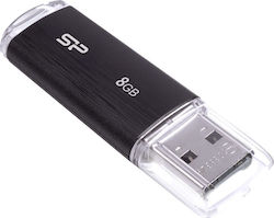 Silicon Power Ultima U02 8GB USB 2.0 Stick Negru