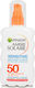 Garnier Ambre Solaire Sensitive Advanced Waterproof Sunscreen Cream for the Body SPF50 in Spray 200ml